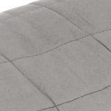 Weighted Blanket Grey 220x260 cm 15 kg Fabric 350731