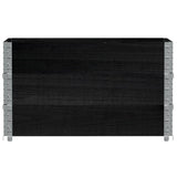 Garden Planter Black 100x50 cm Solid Wood Pine 3295428
