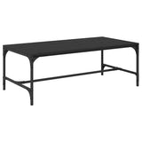 Coffee Table Black Oak 100 x 50 x 35 cm Engineered Wood 881122