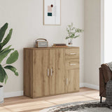 Sideboard Artisan Oak 91x29,5x75 cm Engineered Wood 855907