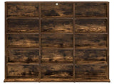 CD Cabinet Smoked Oak 96 x 23.5 x 97.5 cm Engineered Wood 8012670
