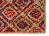 Rug Runner MARSA Multicolour 80 x 400 cm Polyester and PVC 42023268