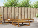 Outdoor Sofa Set Natural Solid Acacia Wood 3368127