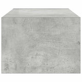 TV Cabinet with LED Lights Concrete Grey 100X35.5x25 cm 860241