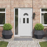 Planter 2 pcs Anthracite 75 x 75 x 60 cm Steel 884043