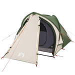 ZNTS Camping Tent Dome 2-Person Green Waterproof 94339