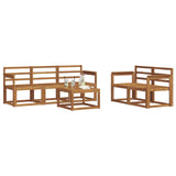 Outdoor Sofa Set 6 pcs Natural 3365997