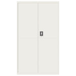 ZNTS File Cabinet White 105x40x180 cm Steel 339768