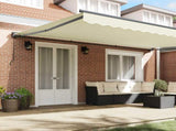 Awning Frame Cream 500 x 300 cm Polyester with PU coating 3331203