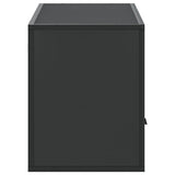 TV Cabinet Black 100x31x39.5 cm Engineered Wood and Metal 848929
