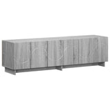 TV Stand 140 x 34.5 x 40 cm Grey Sonoma Engineered Wood 8011582