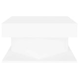 Coffee Table White 57x57x30 cm Engineered Wood 808368