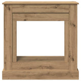 Fireplace Surround Artisan Oak 90x30x90 cm Engineered Wood 854597