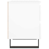 Bedside Cabinet White 40x35x50 cm Engineered Wood 826892