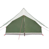 Family Tent with Roof Green and White 256 x 256 x 185 cm 4100676