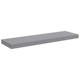 323858 Floating Wall Shelves 4 pcs Grey 80x23,5x3,8 cm MDF