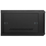 Network Cabinet with Storage Black 53 x 60 x 30 cm Steel 42017648