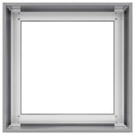 ZNTS Planter 40x40x40 cm Galvanised Steel 860666