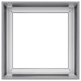 ZNTS Planter 40x40x40 cm Galvanised Steel 860666
