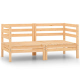 Garden 2-Seater Sofa Solid Pinewood 3082387