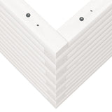 Garden Planter White 90x60x45.5 cm Solid Wood Pine 847279