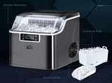 3.2L Compact Ice Machine, with LCD Screen and Accessories - Black T3398P344715