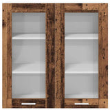 Hanging Cabinet Old Wood 80 x 31 x 80 cm Engineered Wood 884328