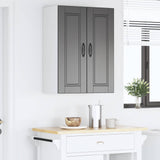 Wall Cabinet PORTO 2 pcs Black 30 x 31 x 80 cm Engineered Wood 885358