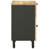 Bedside Table Natural 50 x 33 x 60 cm Solid Mango Wood 4018855