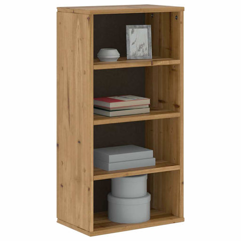 ZNTS Side Cabinet ODDA 40x24x79 cm Solid Wood Pine 4103601