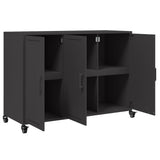 Sideboard Black 100.5x39x72 cm Steel 846680