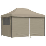 Party Tent Folding Taupe 279 x 410 x 315 cm Oxford Fabric 42023601