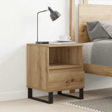Bedside Cabinet Artisan Oak 40x35x50 cm Engineered Wood 857378