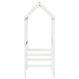 Kids' Bed Roof White 118x70x176.5 cm Solid Wood Pine 846986