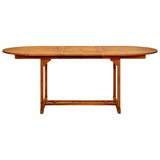 Garden Table x100x75 cm Solid Acacia Wood 41818