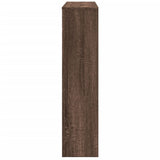 ZNTS Radiator Cover Brown Oak 149x20x82 cm Engineered Wood 852705