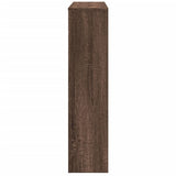 Radiator Cover Brown Oak 149x20x82 cm Engineered Wood 852705