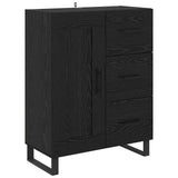 Highboard Black Oak 69.5 x 34 x 180 cm Engineered Wood 3416063
