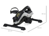 Portable Pedal Exerciser, Mini Exercise Bike with 8 Levels Magnetic Resistance and LCD Display, T3398P349158