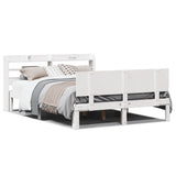 Bed Frame with Headboard without Mattress White 160x200 cm 3306832