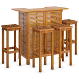 5 Piece Garden Bar Set Solid Wood Acacia 3115997