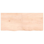 Bathroom Countertop 140x60x cm Untreated Solid Wood 3156056