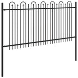 Spike Arch Fence DRONTEN Black 42030092