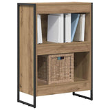 Book Cabinet Artisian Oak 60 x 30 x 86.5 cm Engineered Wood 886389