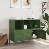Sideboard Olive Green 100.5x39x79 cm Steel 843094