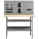 Workbench with Three Wall Panels 3053426