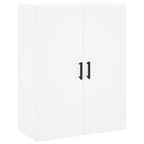 Highboard White 69.5x34x180 cm Engineered Wood 3198153