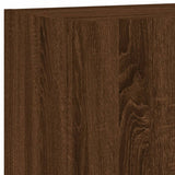 TV Wall Cabinet Brown Oak 40.5x30x90 cm Engineered Wood 836930