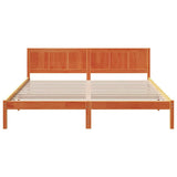 Bed Frame Brown 180 x 200 cm Solid Pine wood 872181