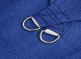 Sunshade Sail 160 g/m Square Blue 4x4 m HDPE 311496